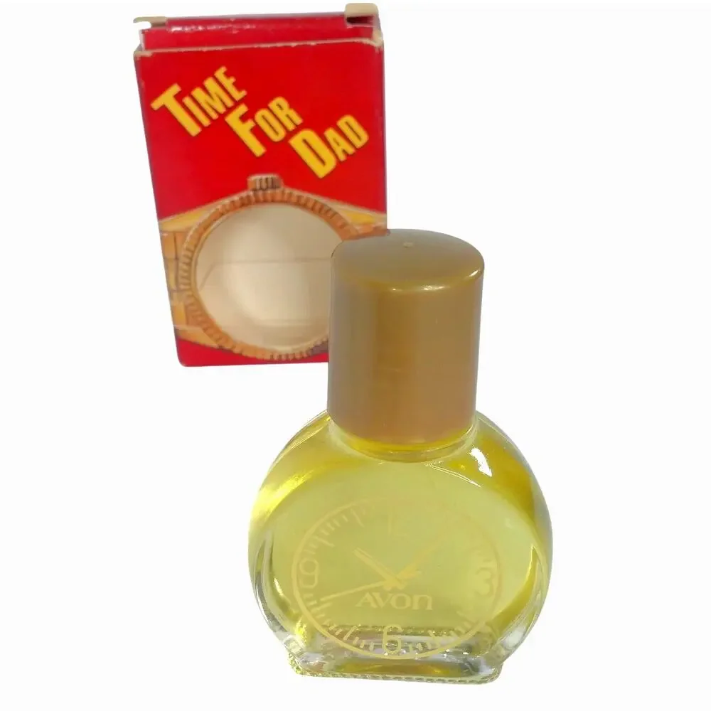 Avon Time for Dad Mini Cologne New in Vintage Box Collectible Men's Fragrance